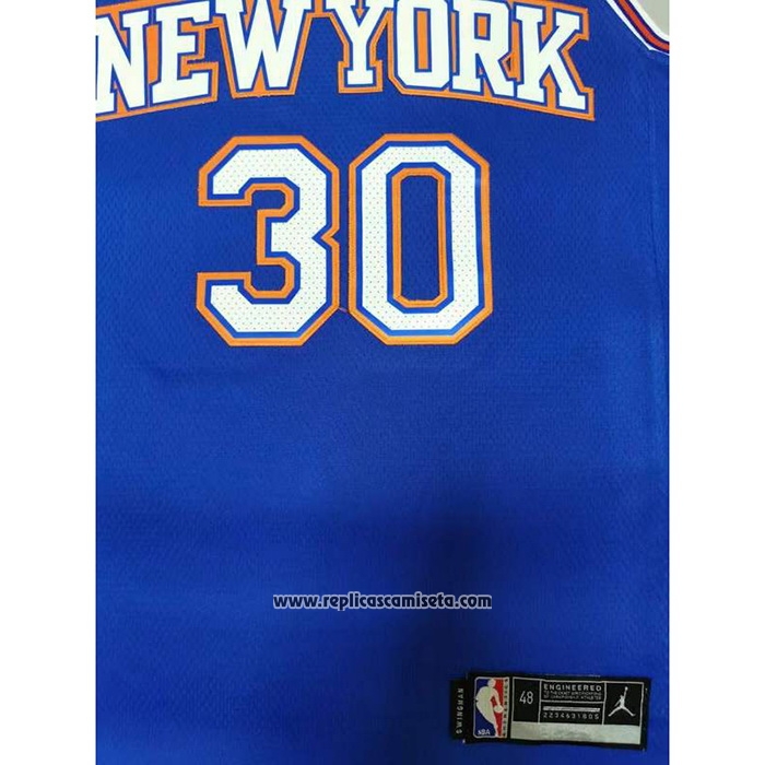 Camiseta New York Knicks Julius Randle #30 Statement 2020-21 Azul